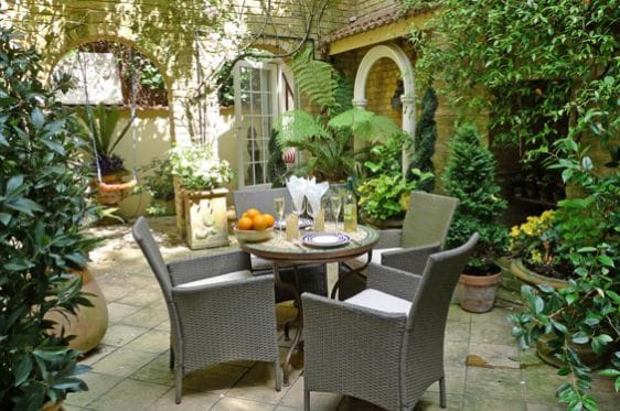 London Vacation Rental with Patio Garden