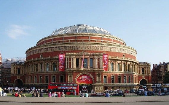The stunning Royal Albert Hall.