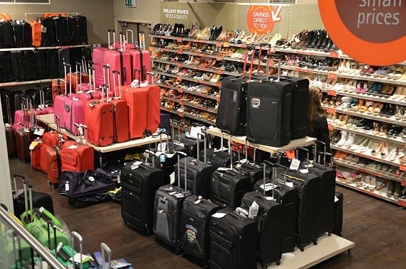 TKMaxx London Shoes luggage bags shop bargains