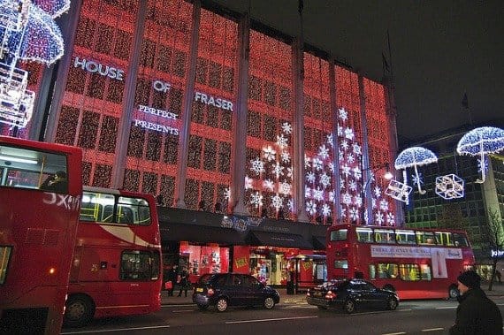 Christmas Shopping Oxford Street London