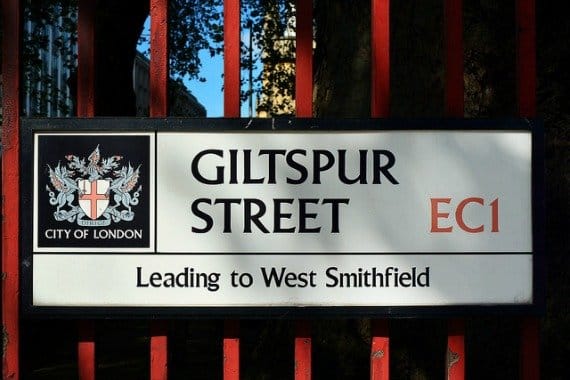 Intriguing street names in the City of London (Photo by George Rex)
