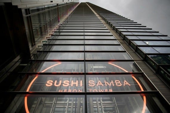 Sushi Samba Heron Tower London