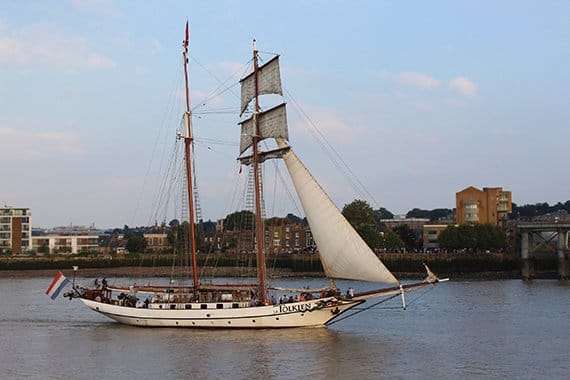Tall Ships Festival London 2014 Sails
