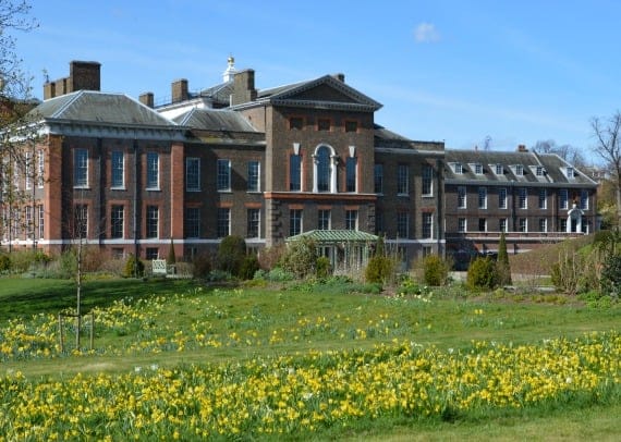 Kensington Palace in the Springtime London