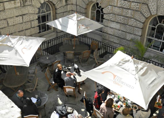 Courtauld Gallery Cafe London Outdoor Terrace