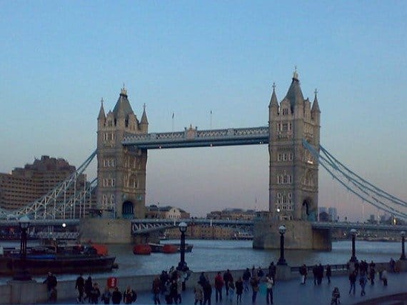 Tower Bridge today. 
