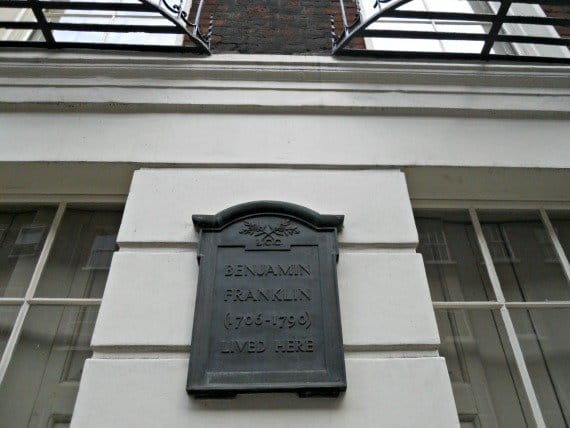 London Museum Benjamin Franklin House