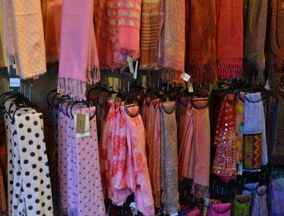 TK Mazz Discount Shopping in London Colourful scarves
