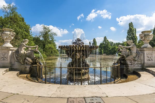 Italian Gardens Fountain in Kensington Gardens