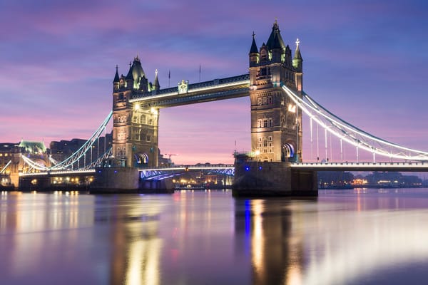 Tower Bridge in evening light