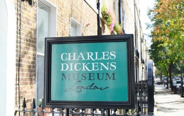 Charles Dickens Museum Sign London