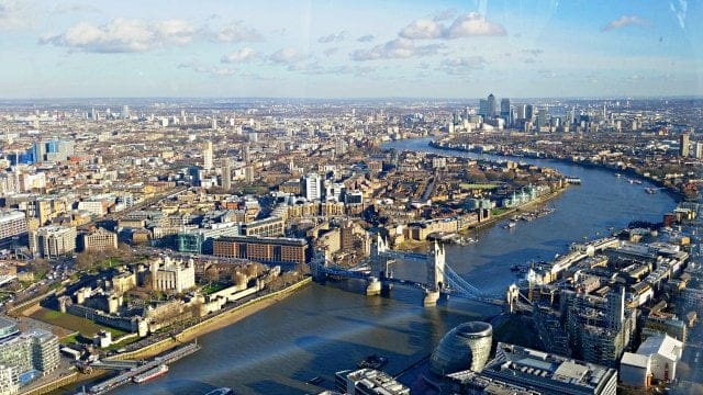 The Shard views Tower Bridge London