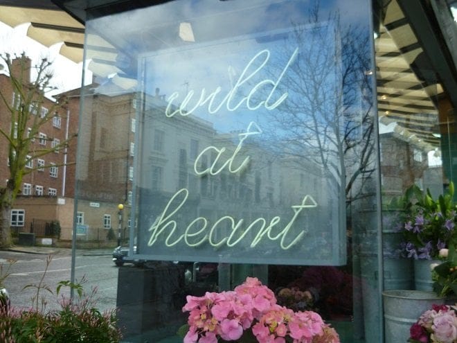 Flower shop in Westbourne Grove