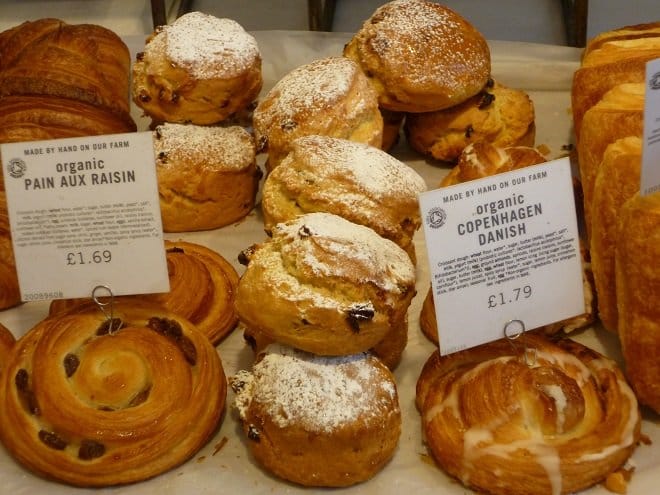 Baked goods in Westbourne Grove shop