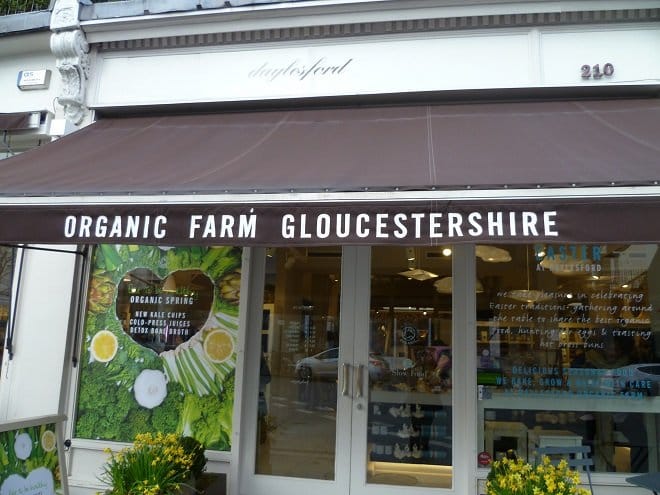 shop front in Westbourne Grove