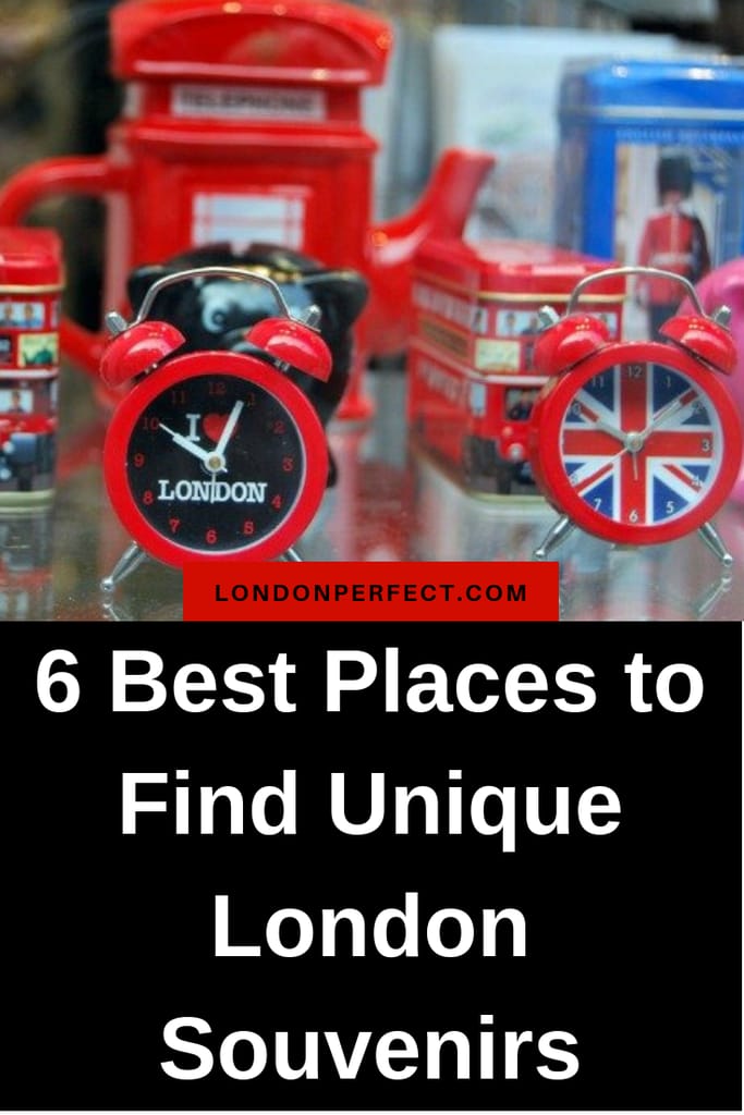 6 Best Places to Find Unique London Souvenirs by London Perfect