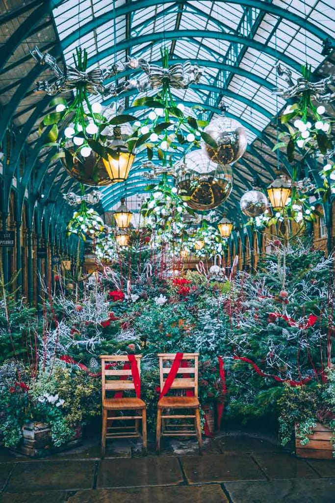 Christmas decor in London